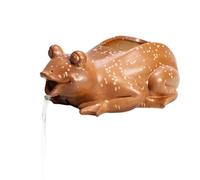 WNYAILLL Décor de Jardin Cracheur d'étang Koi, fontaines de Piscine pour piscines Hors Sol, Garden Decor pour étang à koï, pour Embellir Et Espaces Extérieurs(Yellow)