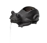 WNYAILLL Décor de Jardin Cracheur d'étang Koi, fontaines de Piscine pour piscines Hors Sol, Garden Decor pour étang à koï, pour Embellir Et Espaces Extérieurs(Black)