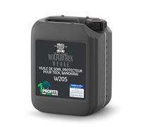 WO-WE Huile de Teck W205 Soin pour Bois Extérieur Terrasse & Bangkirai 10L