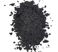 WO-WE Paillettes colorées W750 décoratives pour résine époxy revêtement de sol Noir - 1 Kg