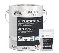 WO-WE Peinture carrelage Résine époxy - Revetement de sol, murs - Protection extérieur, intérieur - Finition MAT W712 - Gris anthracite 2,5KG