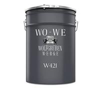 WO-WE Peinture pour meuble W421 Protection bois au UV, à l'eau, Extérieur - Intérieur, Aspect MAT - Gris clair 5L
