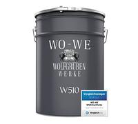 WO-WE Peinture Toiture Revêtement Toit Rénovation Tuile W510 - Gris argent similaire à RAL 7001-10L