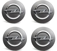 WOAFEY Cache-moyeux avec 4pcs 59mm pour Opel Astra J Course Centre de Roue de Voiture Capuchon Capuchon Côte de Voiture Badge Stickers Emblème Capuchons de Moyeu de Roue