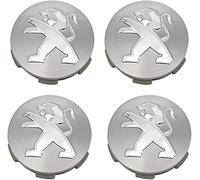 WOAFEY Cache-moyeux avec 4pcs 60mm pour Peugeot 3008 307 408 308S 508L 4008 Course Centre de Roue de Voiture Capuchon Capuchon Côte de Voiture Badge Stickers Emblème Capuchons de Moyeu de Roue,A
