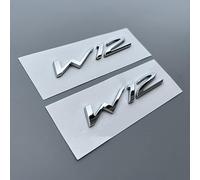 WOAFEY Décalcomanie de carrosserie latérale de Voiture, pour Bentley Continental Flying Spur W12 emblème Insigne décalcomanie Accessoires de décoration extérieure