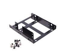 WOAFEY Double SSD Métal 2.5 3.5 Interne Ordinateur SSD Double Bureau Adaptateur Convertisseur Support