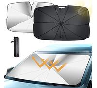 WOAFEY pour Renault Kangoo 2007-2018 Pare-Soleil Pare-Brise de Voiture, empêche Les Rayures Voiture Pare-Soleil Avant Protection UV Pliable Protection avec Pare-Soleil de Voiture Blocage,L