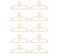 WOAFEY Style de Cintre en Rotin, Organisateur de Vêtements, Support pour Adultes, 10 Pcs
