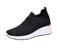 Woaikeyu Baskets Femmes chaussures de course compensées pour femmes athlétique Tennis marche baskets respirantes chaussures de Sport de mode 72