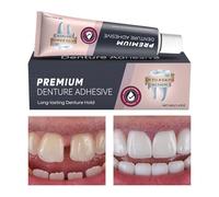 Woalopted Adhésif Pour Dentier | Colle Dentaire à Fixation Forte | Soin Confortable Doux avec Scellage Étanche pour Grand-Père Grand-Mère Famille Femmes Hommes Amis Adultes