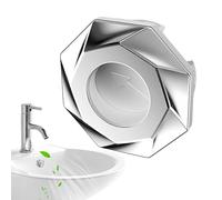 Woalopted Anneau de trop-plein pour lavabo, stable et sûr contre les chutes | Couvercle pour le trop-plein d'évier, pour hôtel, restaurant, appartement, entreprise, cuisine de location, salle de bain