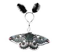 Woalopted Costume d'Halloween pour chien - Avec un bandeau et des décorations d'ailes, ailes de - Pour chiens de grosse, moyenne et petite taille, chiots, anniversaire, vacances, fête et aussi