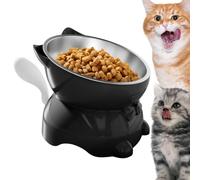 Woalopted Gamelle surélevée de Chat Accessoires inclinés Mignons Anti-