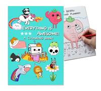 Woalopted Livre de Coloriage,Outil De Détente Pour Le Partage Des Émotions,Livres de Coloriage Motivants | Pour Adultes Adolescents Maison Voyage Travail Extérieur Intérieur