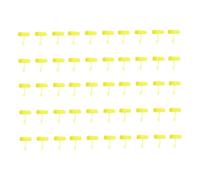 Woalopted Lot de 50 bouchons de bouillettes en forme de maïs pour carpe, cabillaud, perche, eau salée et eau douce, rivières et lacs