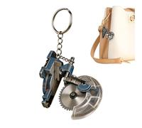 Woalopted Mini Tronçonneuse Porte-Clés - Pendentif Compact Modèle De Collection | Mini Outil Clé Porte-Clés,Pour Passionnés Famille Amis Étudiants Adultes Bureau Maison Intérieur