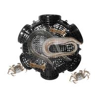 Woalopted Piège à écrevisses - Piège à Broches - Support de Cage Portable - Accessoire pour pêche crevettes, lac, Aquarium, écrevisses