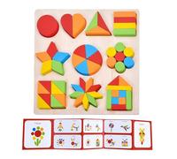 Woalopted Puzzles Couleurs pour Enfant | Jeux d'apprentissage des Formes | Activités Géométriques pour Développement Bébé | Éducation Maternelle Jardin d'