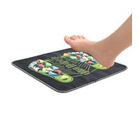 Woalopted Tapis de massage des pieds - Pliable et ergonomique - Relaxation élégante - Coussin de massage relaxant - Pour salon, chambre à coucher, salle de bain, dortoir, voyage, pelouse, assis