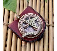 WOANIN Boussole personnalisée, boussole gravée, cadeau de mariage, cadeau de garçon d'honneur, souvenir de mariage, Noël, baptême, remise de diplôme, scouts, cadran solaire, nautique, anniversaire,