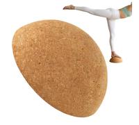 Wobble Board - Cork, 11.81x3.94in Exercise Equipment Anti-Slip Core Trainer | Portable Balance Board Stability Workout, Fitness Wobble Boards For Adults, Home Use, Office Exercise, Yoga
