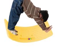 Wobble Board, Rocker Wobble,Tableau d'apprentissage d'équilibre incurvé à extrémité ouverte | Tableau d'entraînement oscillant pour l'intérieur, la maison, la maternelle, l'arrière-cour et la salle d