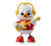 Wobble Duck Toy, Musical Motion Figure, Interactive Walking Bird Game, Sensory Rhythm Plaything Device, for Travel Home Daycare Preschool Playground Party Birthday Kids Children 5,91 x 4,25 x 8,15
