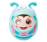 Wobbler Toy For Babies, Winkling Bee With Teether, Tummy Time Toy For 6-12 Months, Developmental Gift, Perfect For, Boys, And Girls, 3.74x3.74x4.53in