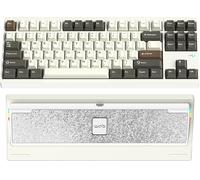 WOBKEY Crush 80 Reboot CNC Aluminium Fermeture Rapide 5 Secondes, Trois Modes de connexion, Clavier mécanique avec acoustique supérieure (Pro Blanc)