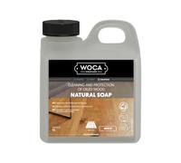 Woca Savon pour Parquets en Bois, 511110A, Blanc , 1 L | Pour surfaces cirées et huilées en cire blanche, parquet, sols en chêne artificiel, meubles et plans de travail