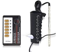 WOCAO Dilatateur urétral électro en acier inoxydable et ensemble d'électrostimulation pour anneau de coq Estim Stimulation sexuelle Torture Sm Sex Toys pour hommes-Jc