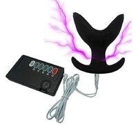 WOCAO Electro Shock Anal Plug Silicone Electrostimulation Torture Plug Vaginal/Butt/Anal Stimulateur de Prostate Avec Télécommande SM Sex Toys Masseur Pour Femmes Hommes Couples