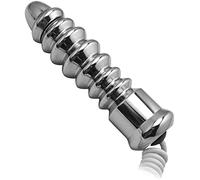 WOCAO Électrostimulation Acier Inoxydable Prostate/Anal/Butt Plug Stimulateur Électrochoc Plug Anal/Anal Gode Fétiche Torture SM Sex Toy Estim Stimulateur Électrique Masseur-A2