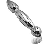 WOCAO Électrostimulation Acier Inoxydable Prostate/Anal/Butt Plug Stimulateur Électrochoc Plug Anal/Anal Gode Fétiche Torture SM Sex Toy Estim Stimulateur Électrique Masseur-A4