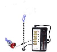WOCAO Ensemble d'électrostimulation dilatateur avec bouchon d'urètre et plug anal Torture SM Sex Toy Massage électrochoc pour les couples de femmes et d'hommes