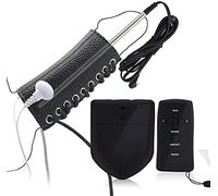 WOCAO Ensemble d'électrostimulation sexuelle avec télécommande sans fil Electro/E-Stim Sex Dilatateur urétral en acier inoxydable & Cock Ring Torture Sex Toys