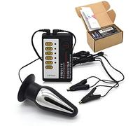 WOCAO Ensemble d'électrostimulation sexuelle prise électro anale pinces à tétons de stimulation électrique adaptées aux couples jouets sexuels esclaves