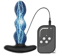 WOCAO Prostate électrique/Vibromasseurs anaux 10 Modes Electrostimulation/Estim Silicone Plug Anal Dispositif de Stimulation Stimulateur de Torture Sm Sex Toy Butt Plug Usb Rechargeable
