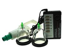 WOCAO Ventouse de mamelon d'électrostimulation ventouse de mamelon en tant que pompe de jouet sexuel actuelle de stimulation électrique Twist ventouses agrandisseur de sein pompe à vide