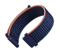 WOCCI 20mm Réglable Nylon Bracelet Montre avec Fermeture Auto-agrippante, Bande Sport pour Homme et Femme (Bleu Marin)