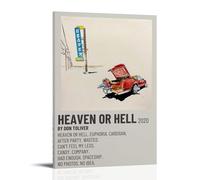 WOCGHWPOT Don Toliver Poster imperméable Heaven Or Hell - Décoration murale pour salon, salle de bain, cuisine - Multifonctionnel - Impression moderne facile à nettoyer - Cadeau décoratif - 40 x 60 cm