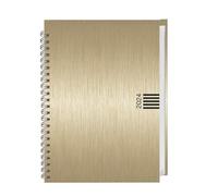 Wochen-Cheftimer A5, Alu Gold 2024