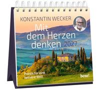 Wochenkalender 2027: Mit dem Herzen denken: Poesie für eine bessere Welt | Tischkalender zum Aufstellen mit 53 Texten des Musikers und Poeten für jede Woche