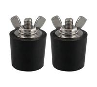 wocpvm 2 Pièces Bouchon Hivernage Piscine Bouchons d'Hivernage de Piscine 25 mm Produit Hivernage Piscine avec Boulons en Acier Inoxydable Kit Antigel Hivernal pour Piscines