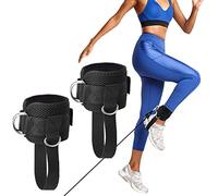 wocpvm 2PCS Sangle de Cheville Musculation Sangle de Cheville Réglable Gymnastique, Sangle de Tirage Cheville, Pour Sport, Fitness, Exercice, Gym, Tirage, Cable Machine, Sangle de Cheville