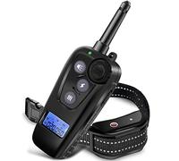WOCVRYY Collier de Dressage pour Chien, Collier Electrique Étanche avec Télécommande 3 Modes 100 Niveaux Rappel d'Éducation Portée de 700 Mètre pour Petit/Grand/Moyen Chien