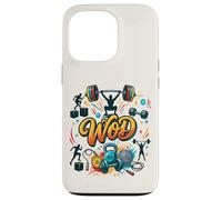 WOD Entraînement Muscu Fitness Wall Ball Kettlebell Sport Coque pour iPhone 13 Pro
