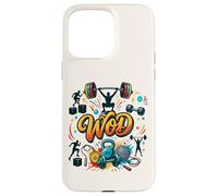 WOD Entraînement Muscu Fitness Wall Ball Kettlebell Sport Coque pour iPhone 15 Pro Max