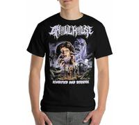 WOD Ghoulhouse Zombified and Berserk T Shirt ! Exhumed Repulsion Impetigo Horror Manches Courtes(Small)